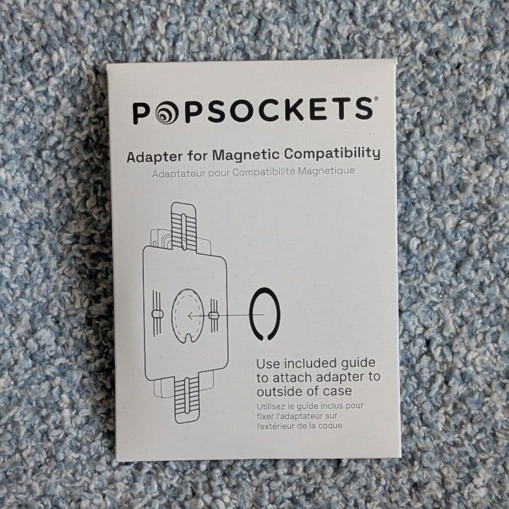 Popsockets Magnetic Ring Adapter For Magnetic Compatibility With Regular Cases